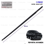 ยางรีดน้ำ ด้านนอก ยางรีดน้ำนอกประตูหลัง ข้างซ้าย ของแท้ 1 ชิ้น สำหรับ Toyota Avanza F65 F651 F652 ปี 2012-2019